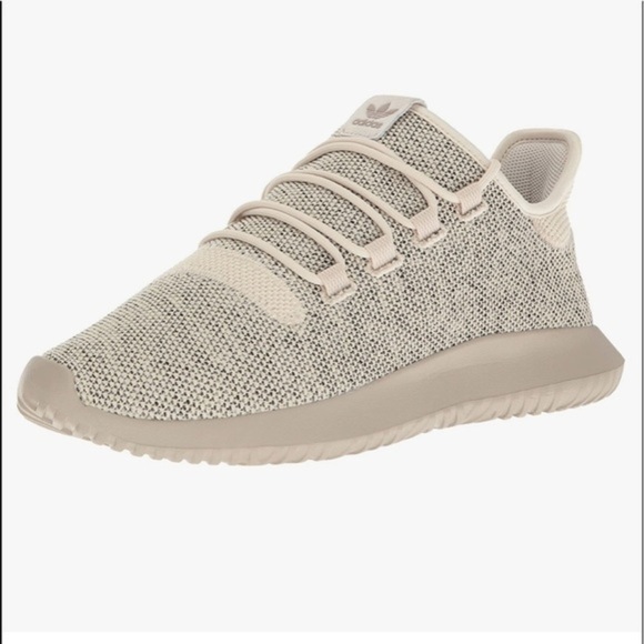 Adidas Tubular Shadow Knit Heathered Grey and Cream Mens 5.5 or ladies 7